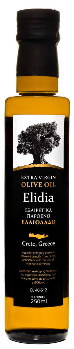 Extra virgin olive oil glass 250ml