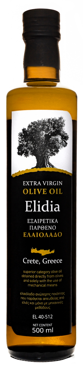 Extra virgin olive oil glass 500ml