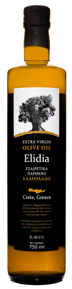 Extra virgin olive oil glass 750ml