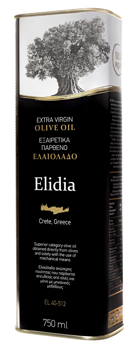 Extra virgin olive oil 750ml tin canister